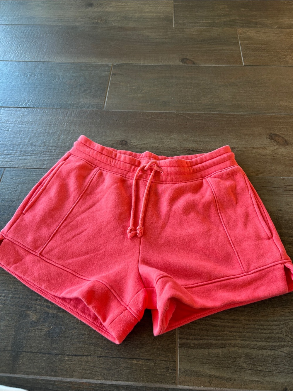 DSG Women’s Drawstring Terry Shorts - Coral Pink